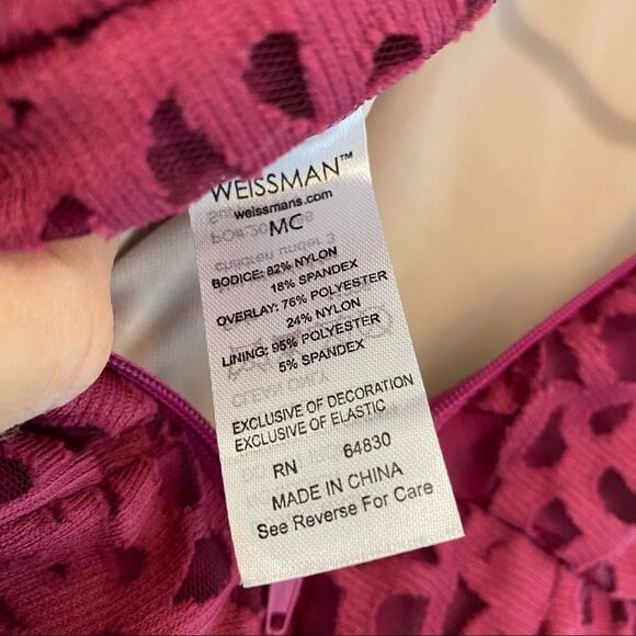 Weissman Dance lyrical costume YOUTH
11226 Burgundy berry dress MC child 10/12 - Picture 7 of 10